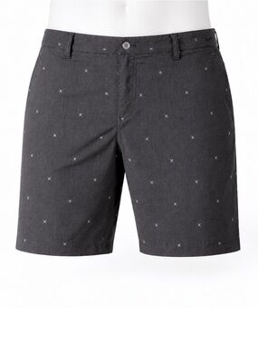 Size 40 Nike Men’s Dri-FIT Modern Fit Golf Shorts Grey Cross Print